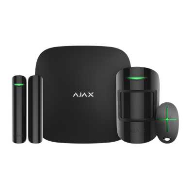 Комплект беспроводной охранной сигнализации Ajax StarterKit Plus black