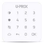 Беспроводная сенсорная клавиатура U-Prox Keypad white