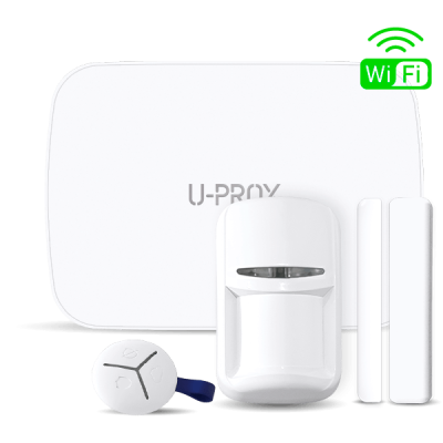 Бездротова охоронна сигналізація U-Prox WiFi S комплект white