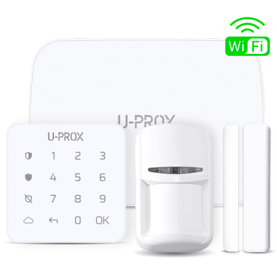 Бездротова охоронна сигналізація U-Prox WiFi комплект white