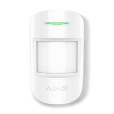 Беспроводной датчик движения с микроволновым сенсором Ajax MotionProtect Plus white